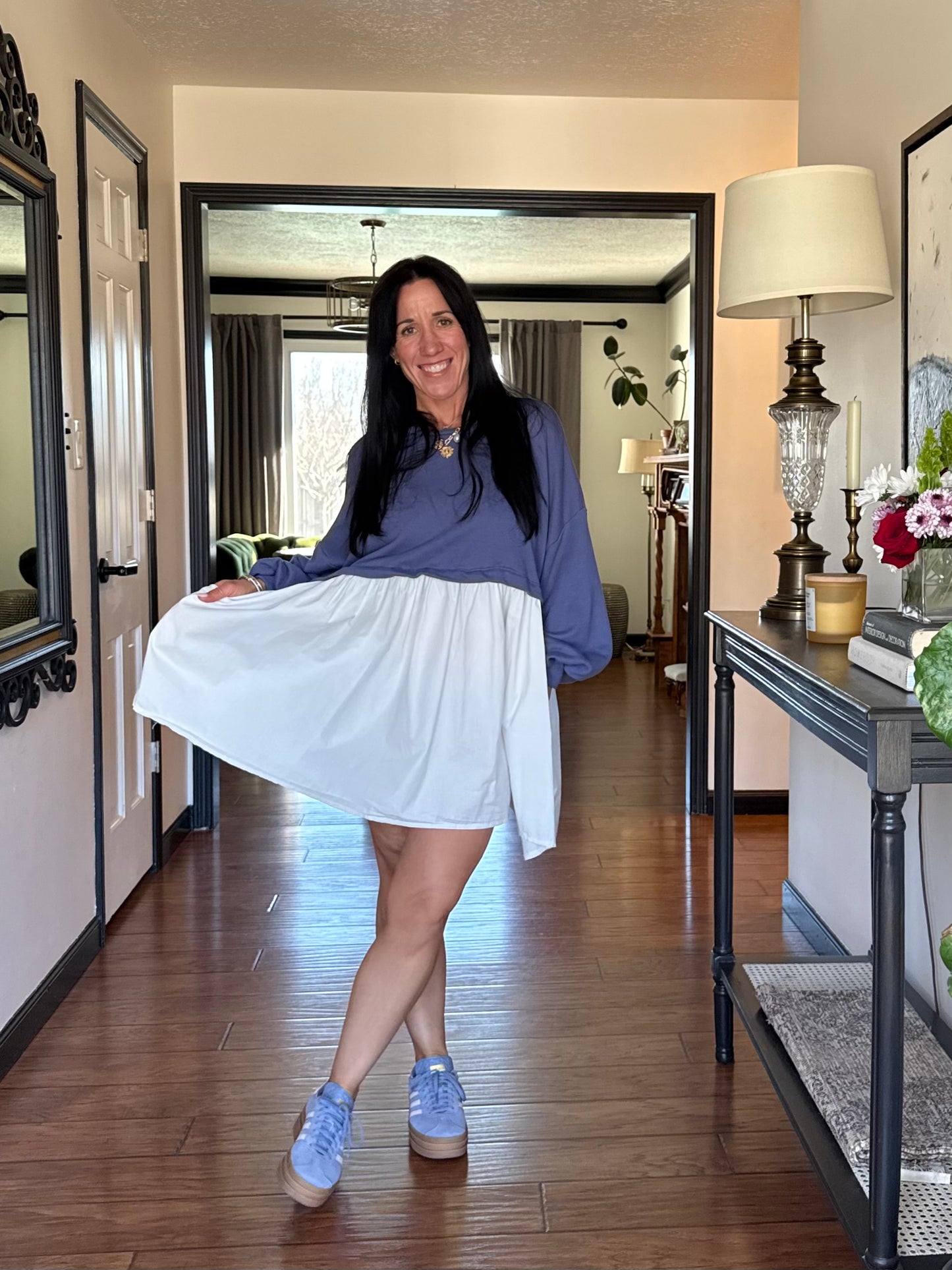 Oversized Color Block Dress
