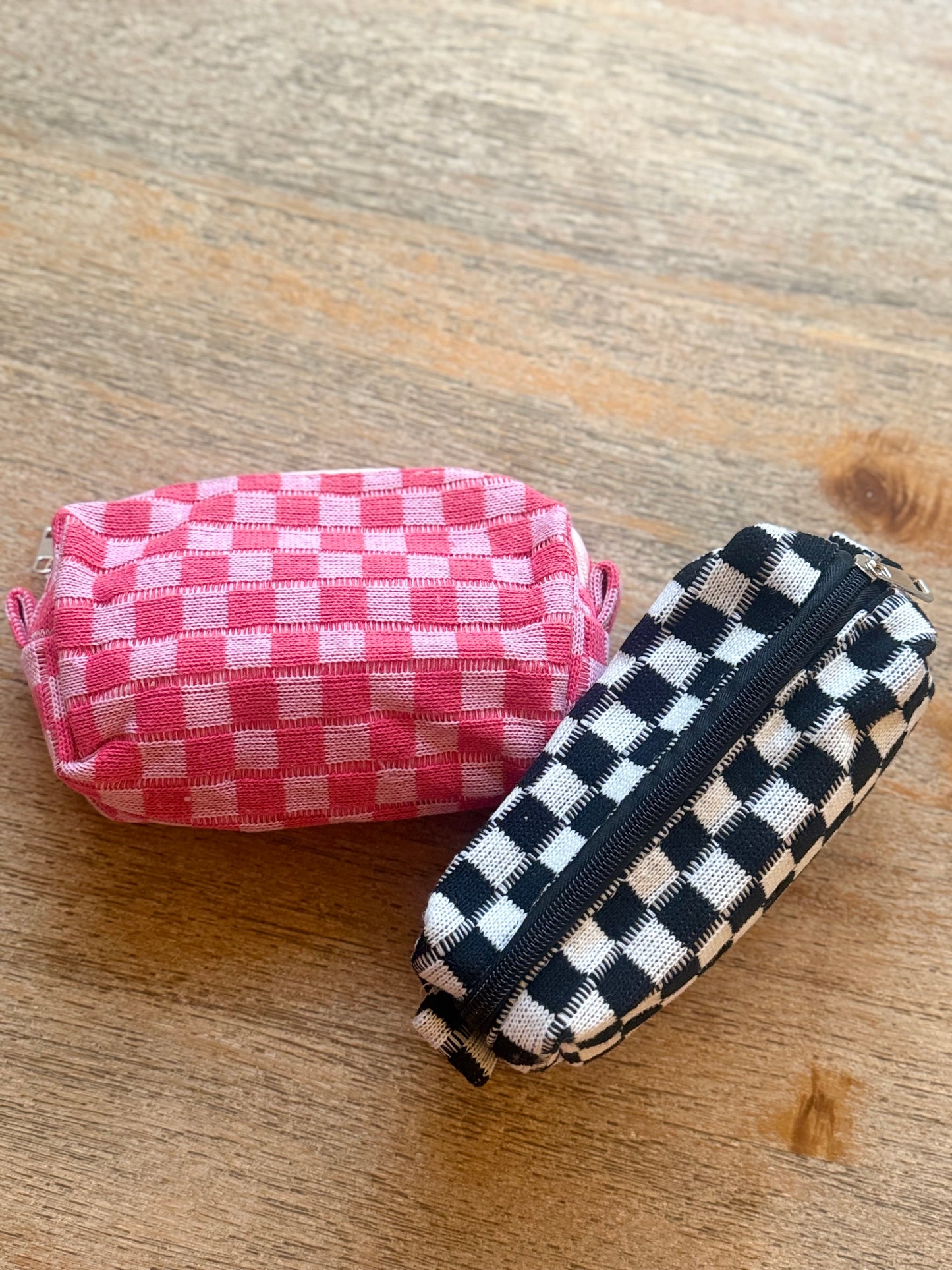 Checkered Pouch