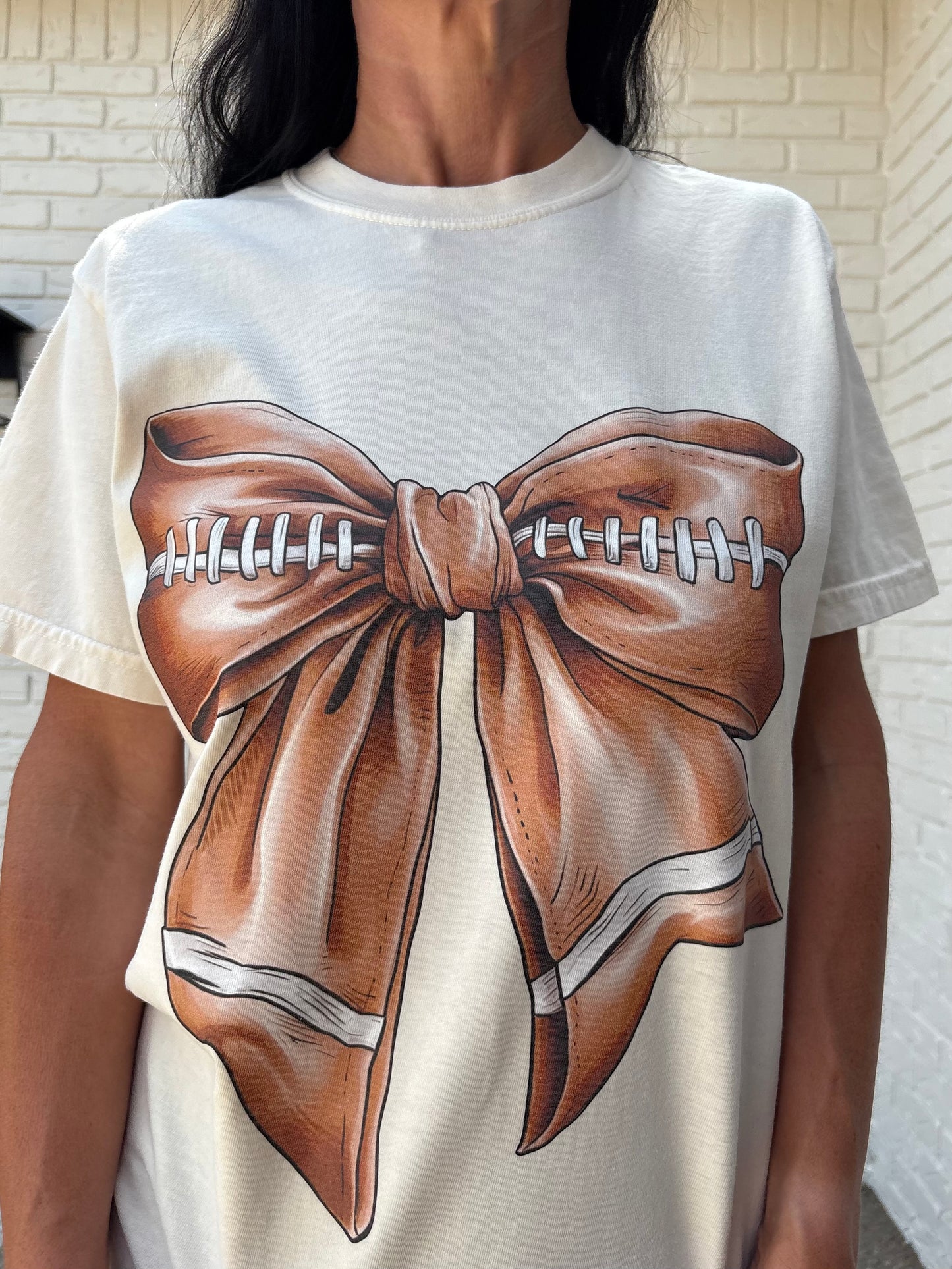 Football Bow Graphic