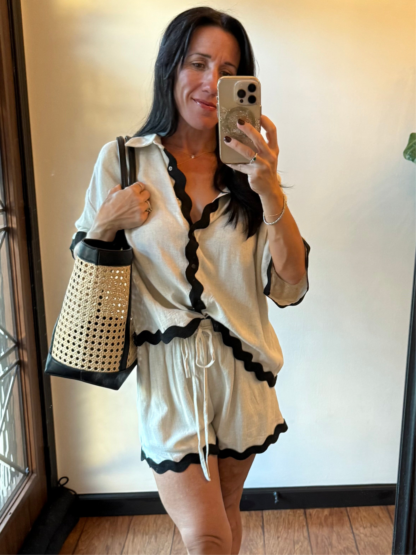 Ric Rac Trim Shorts