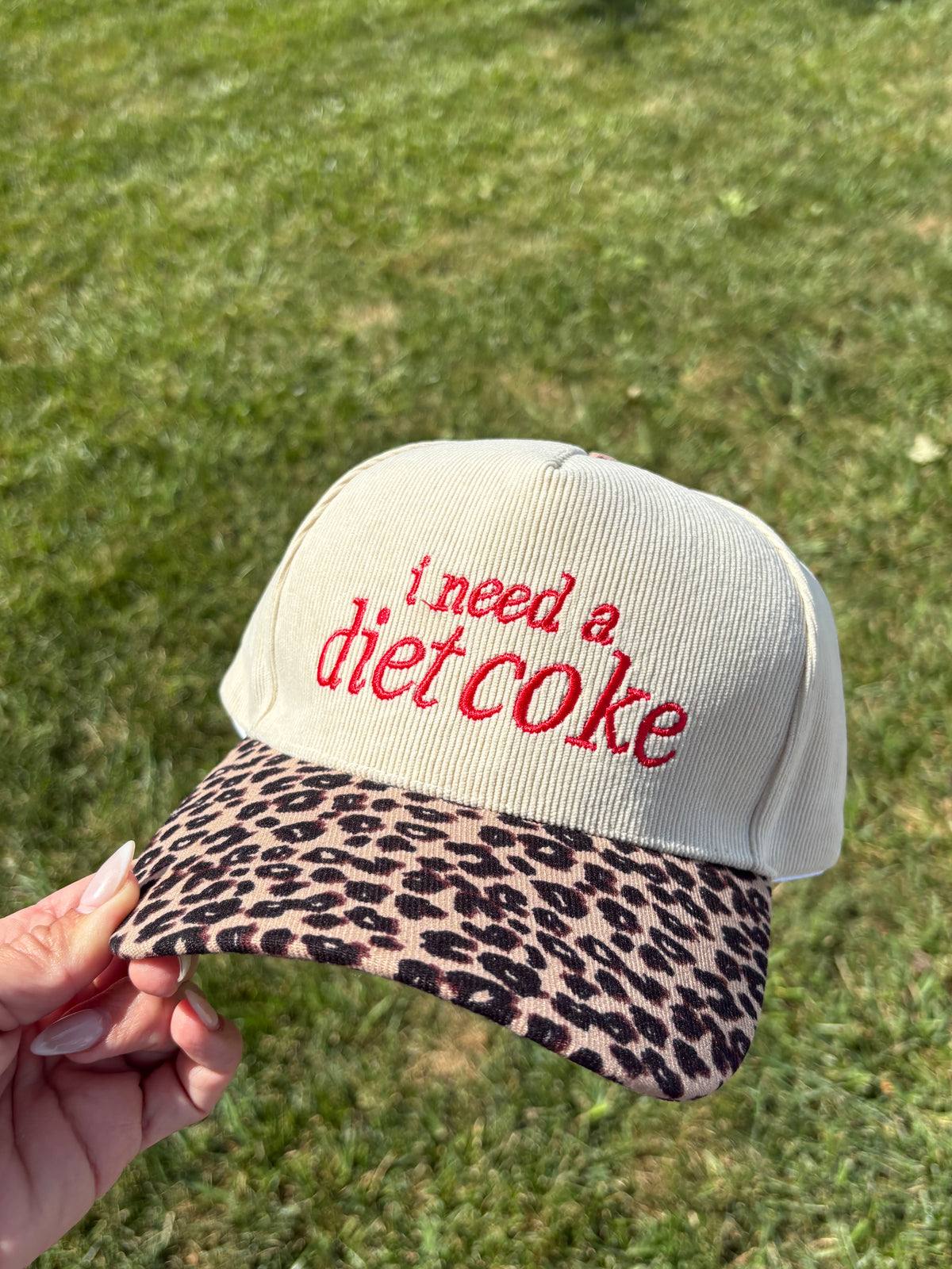 Diet Coke Corduroy Cap