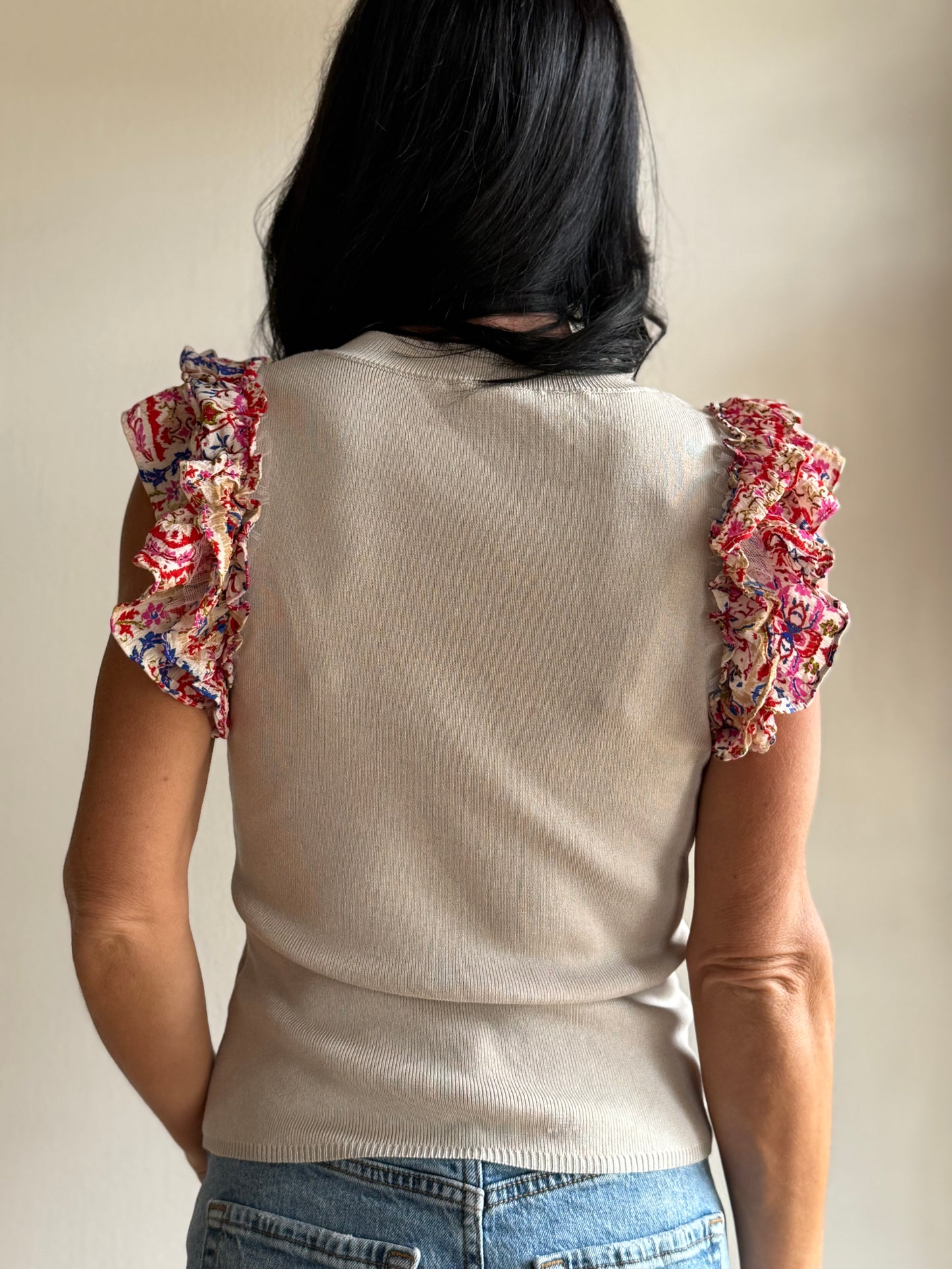 ruffle tank