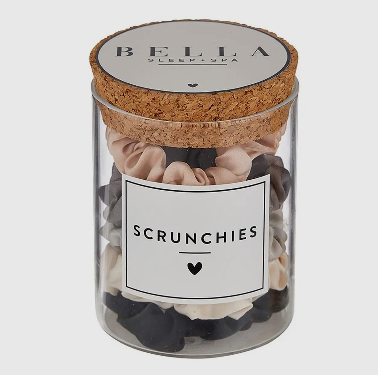 Jar of Satin Scrunchies