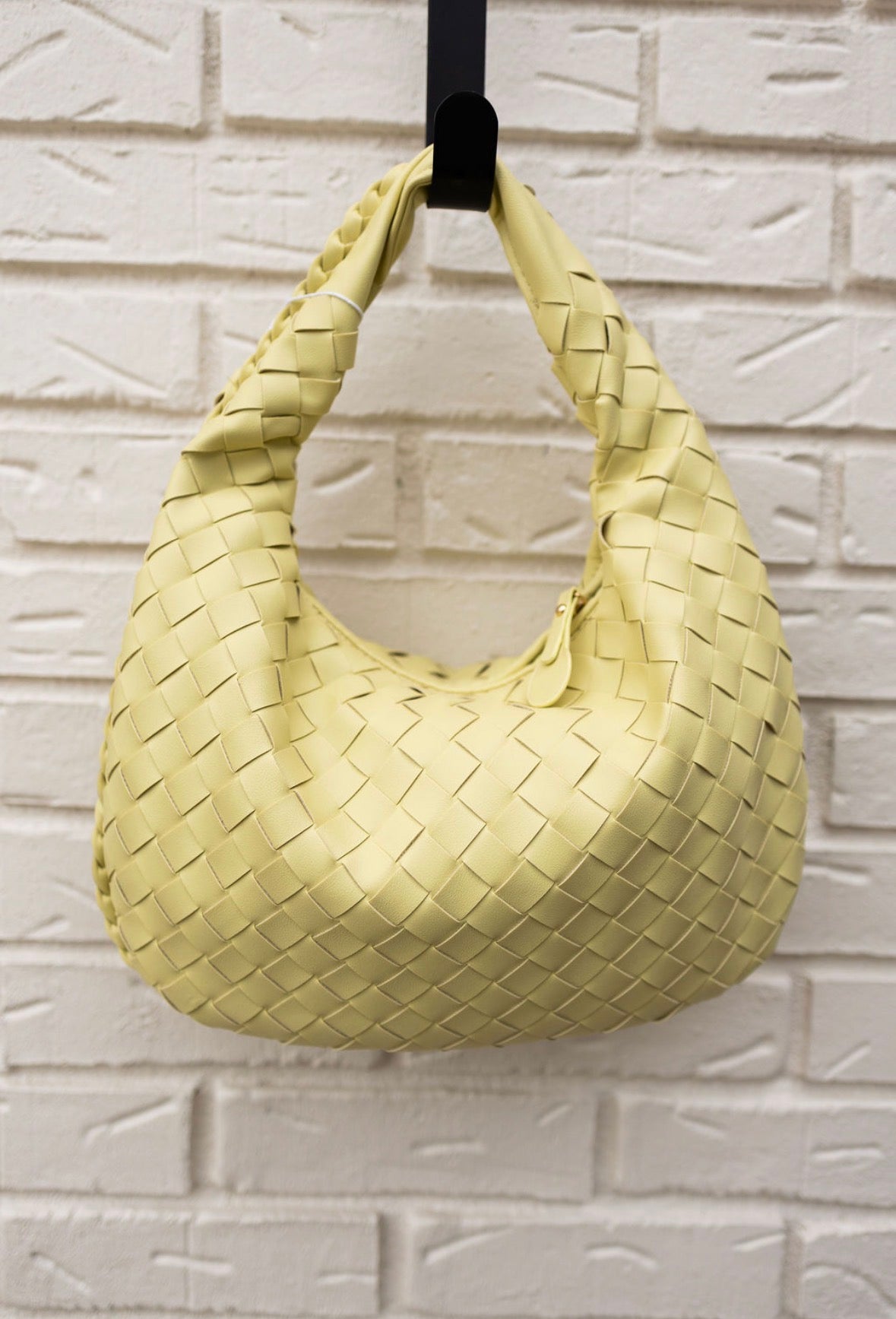Woven Leather Handbag