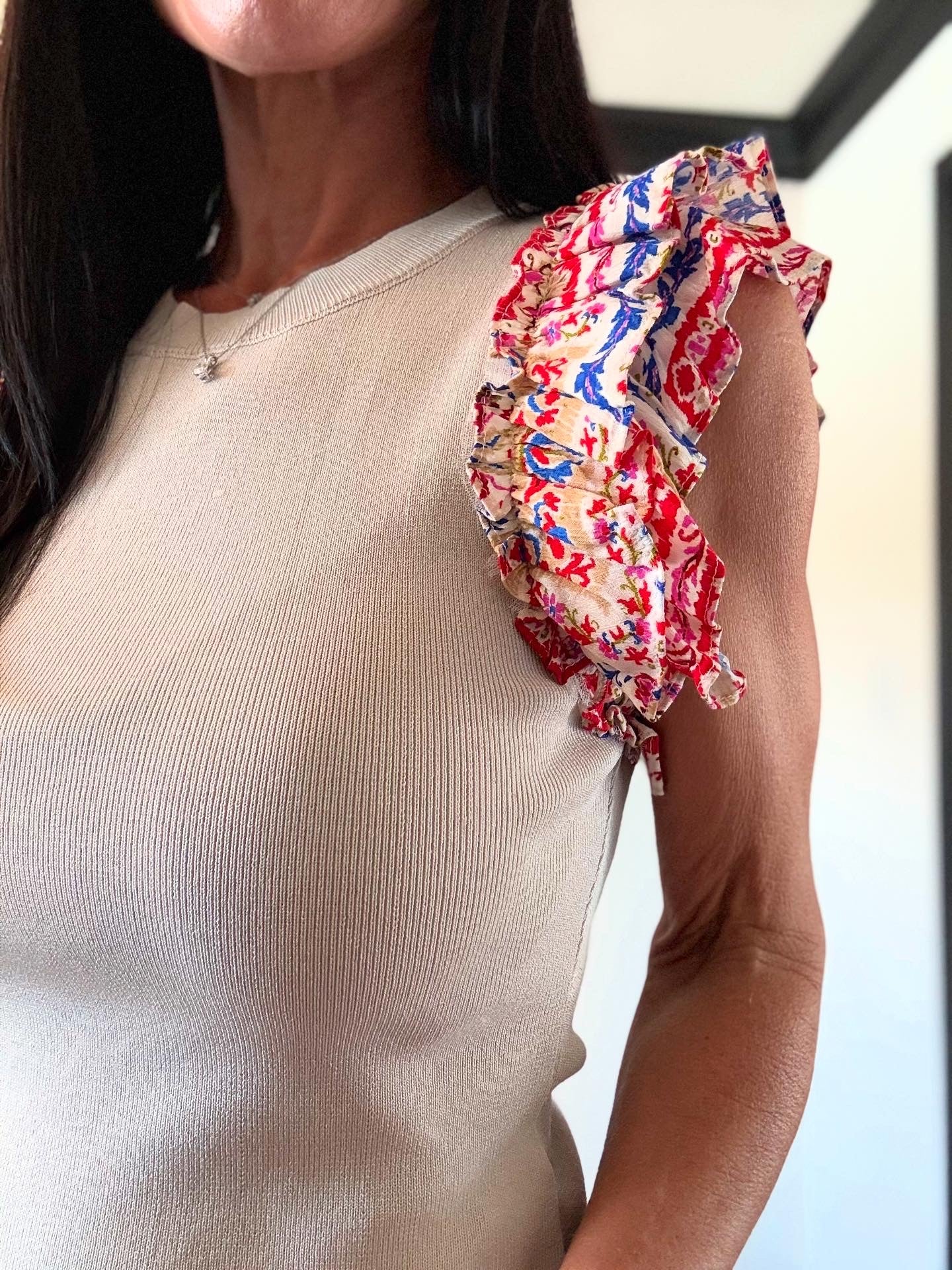 ruffle tank