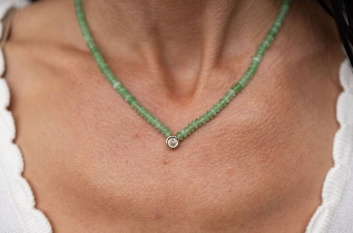 Beaded Charm Necklace