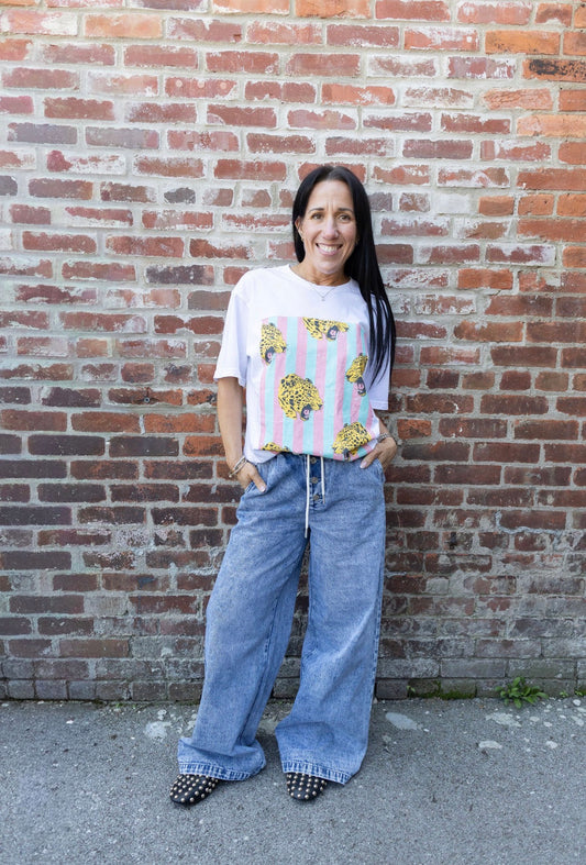 Cool Cat Graphic Tee