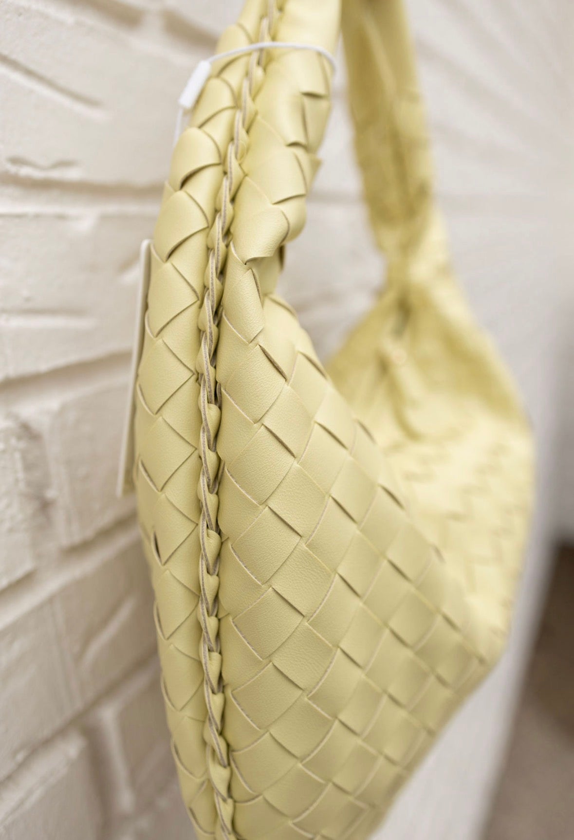 Woven Leather Handbag