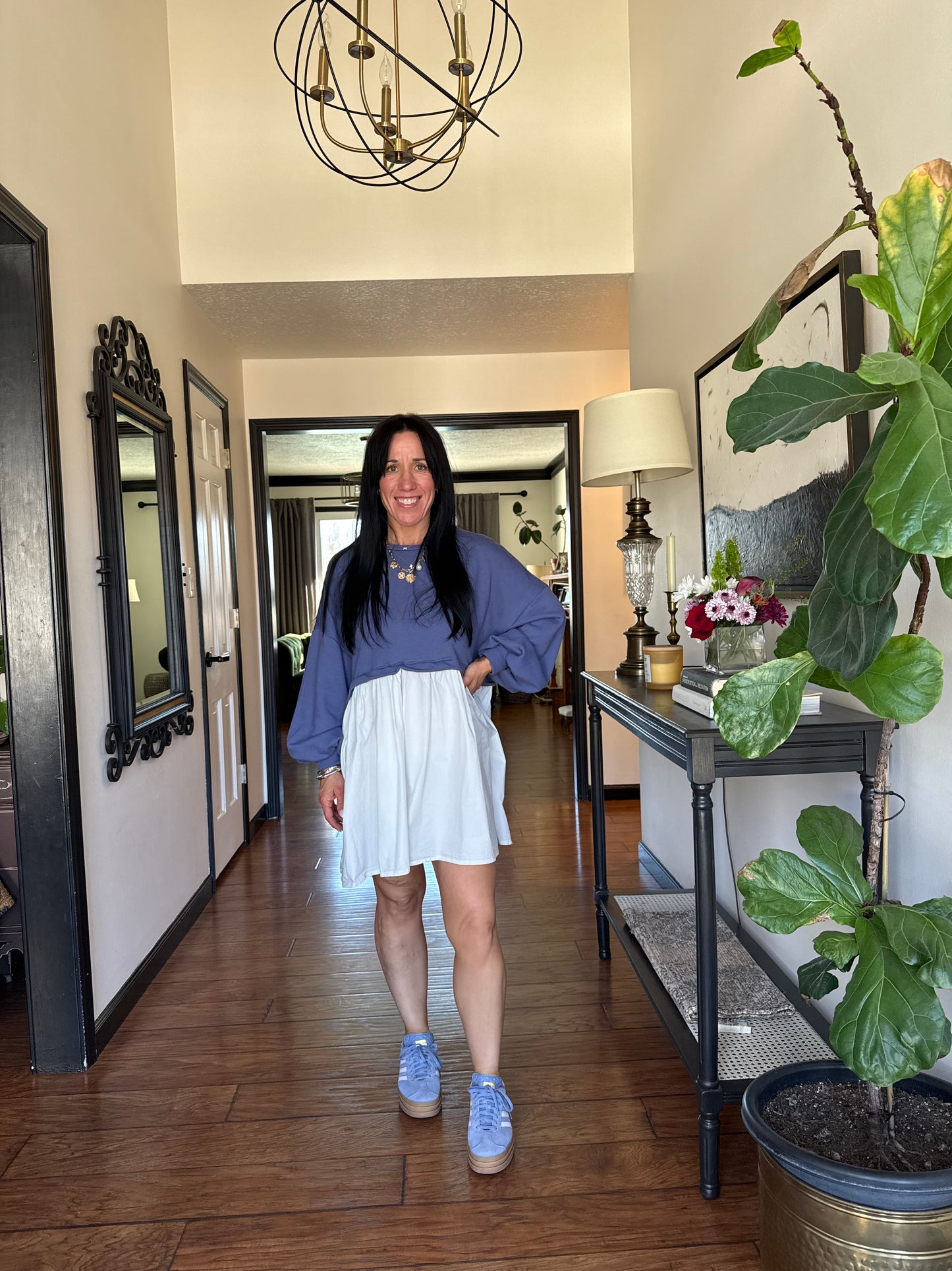 Oversized Color Block Dress