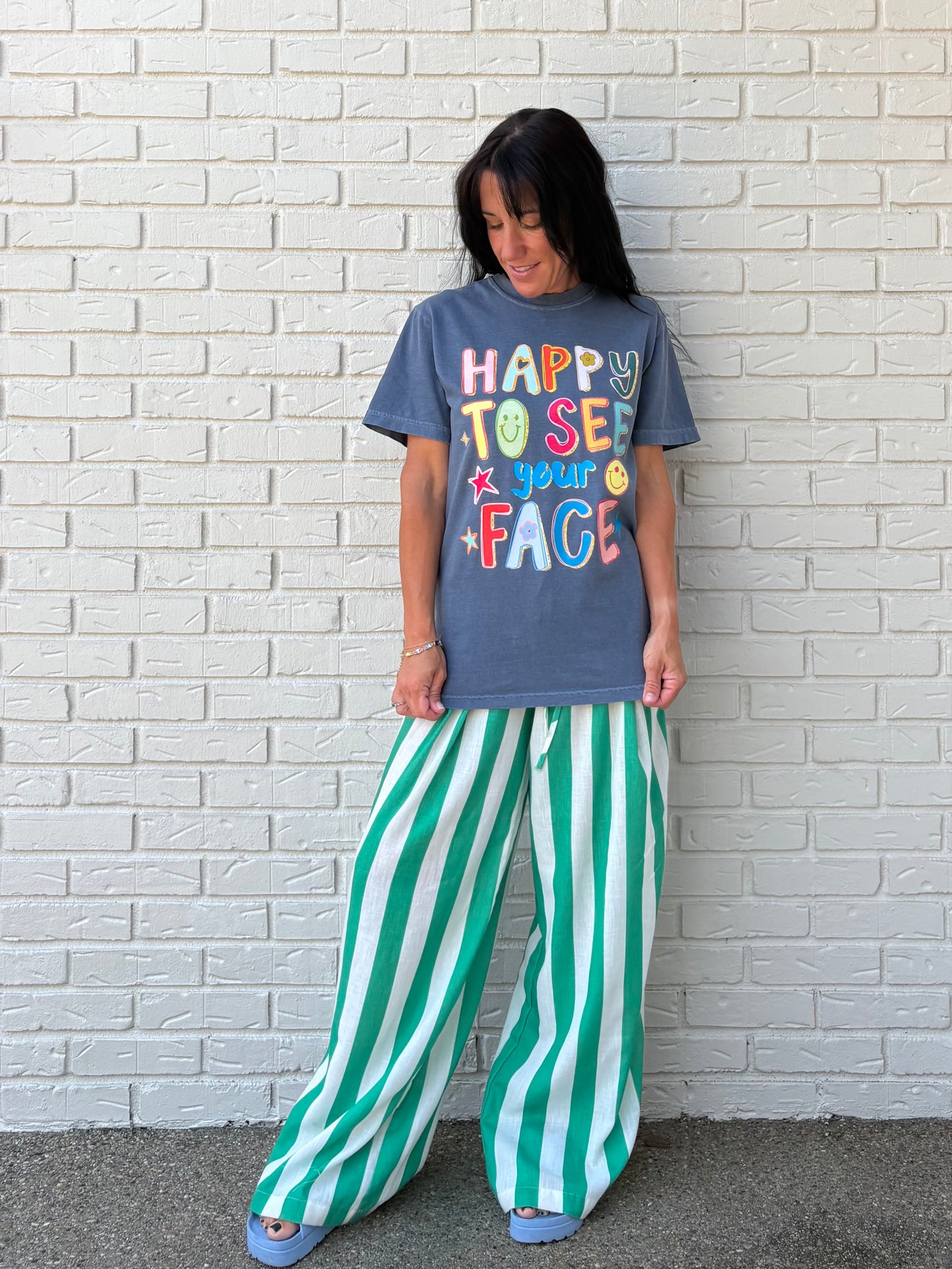 Happy to See Your Face Graphic