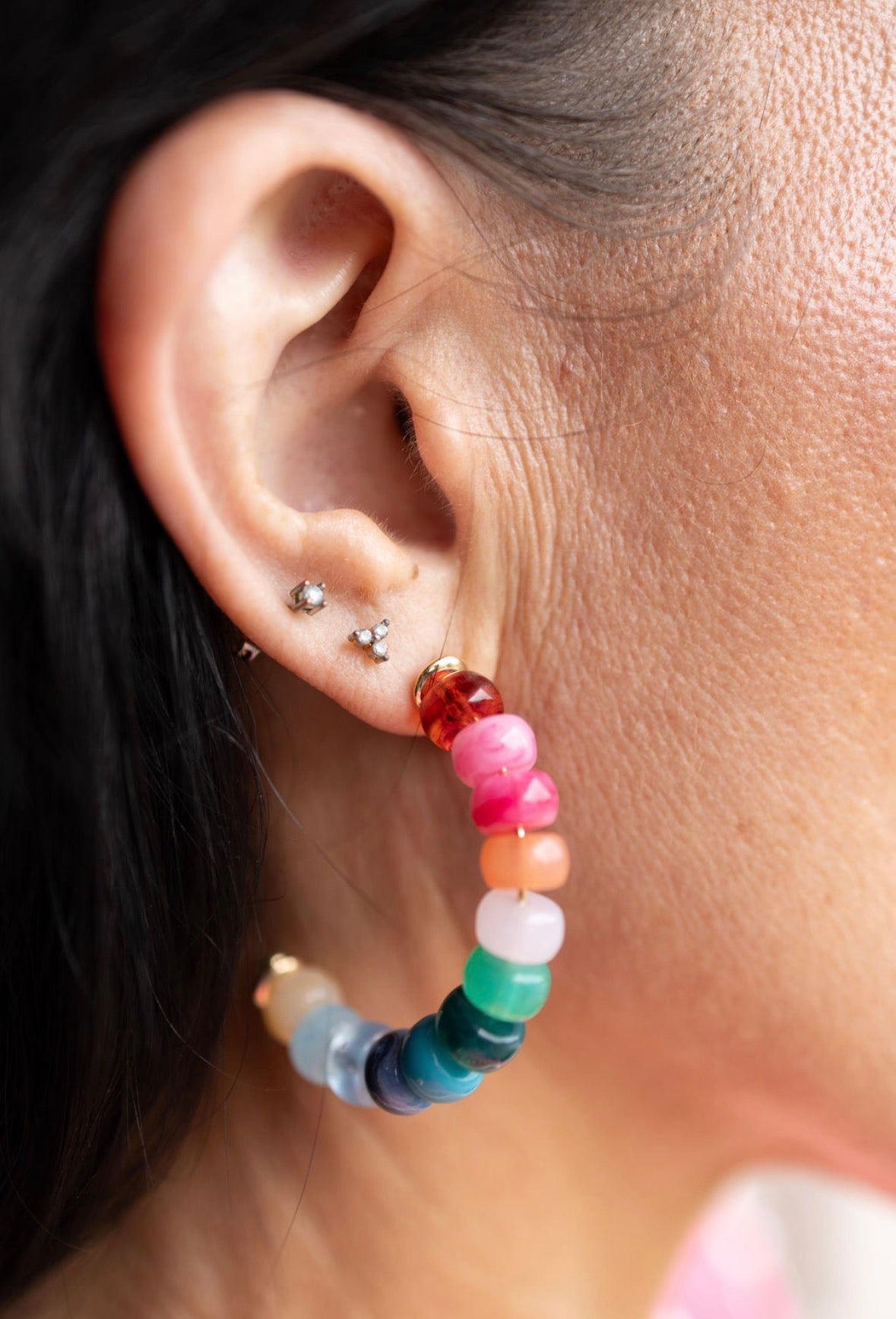 Confetti Beaded Earring