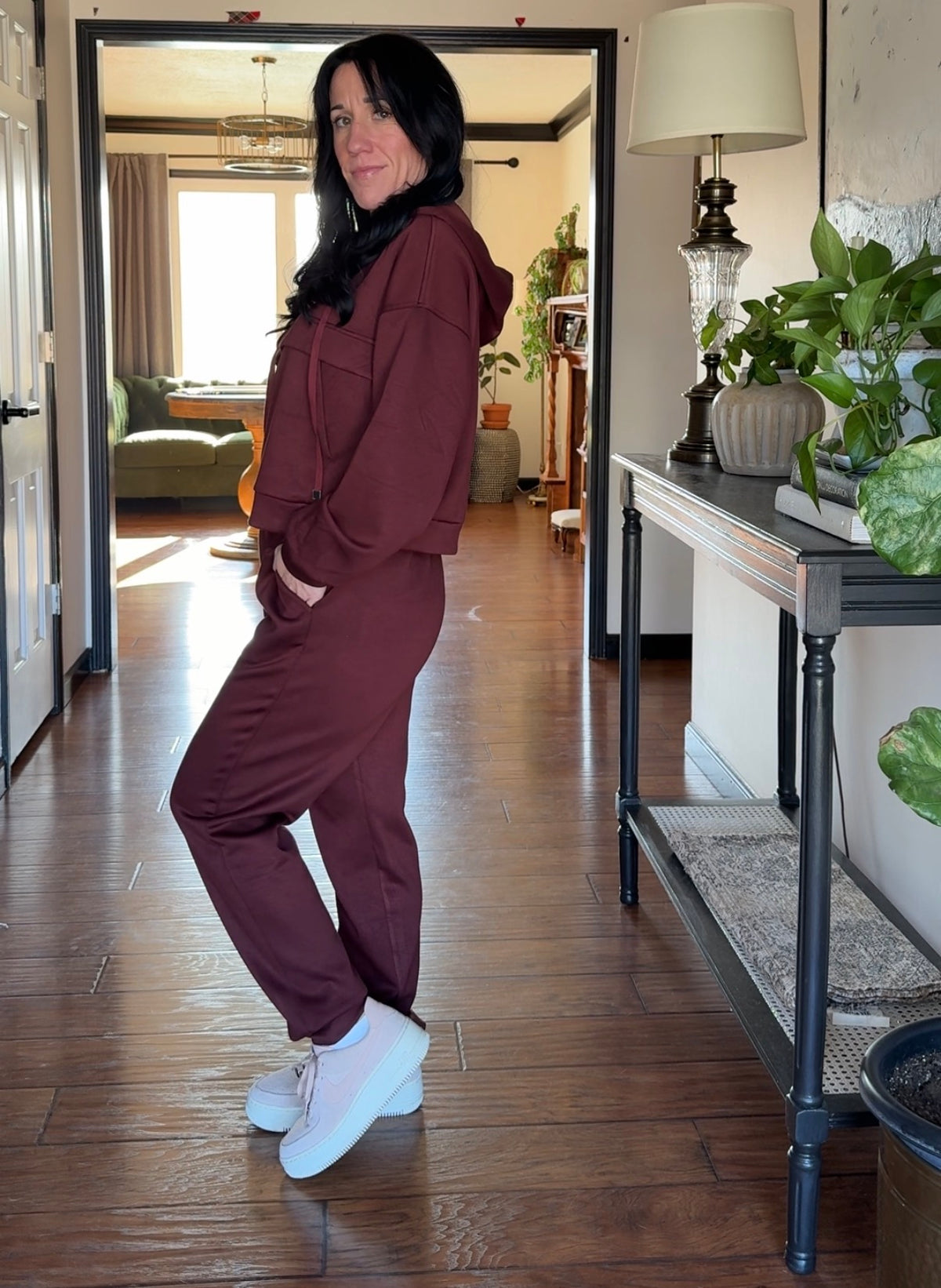 Cropped matching set