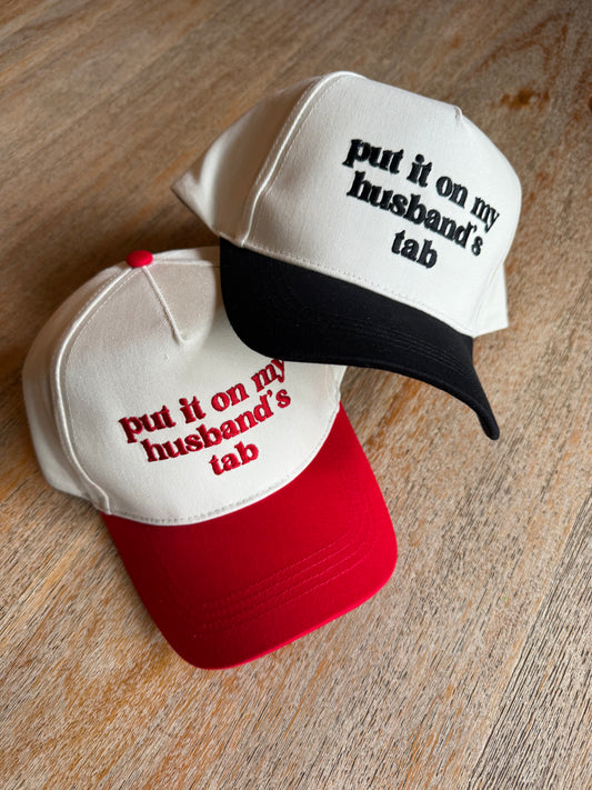 Husband's Tab Trucker Hat