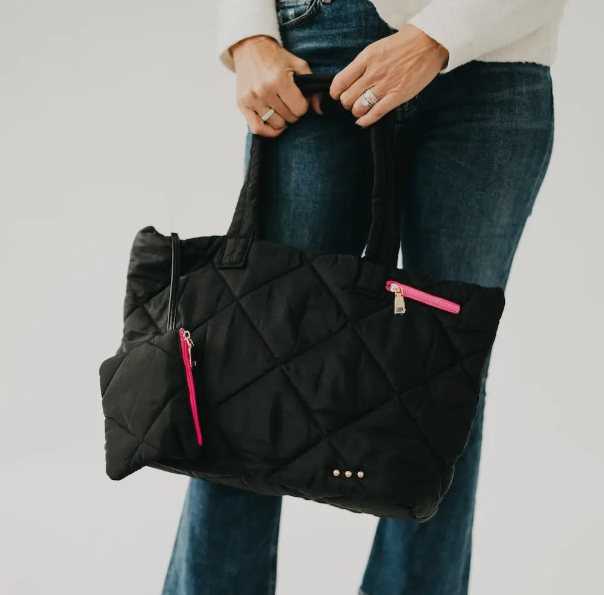 quilted tote