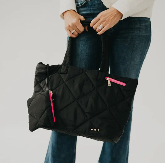 quilted tote
