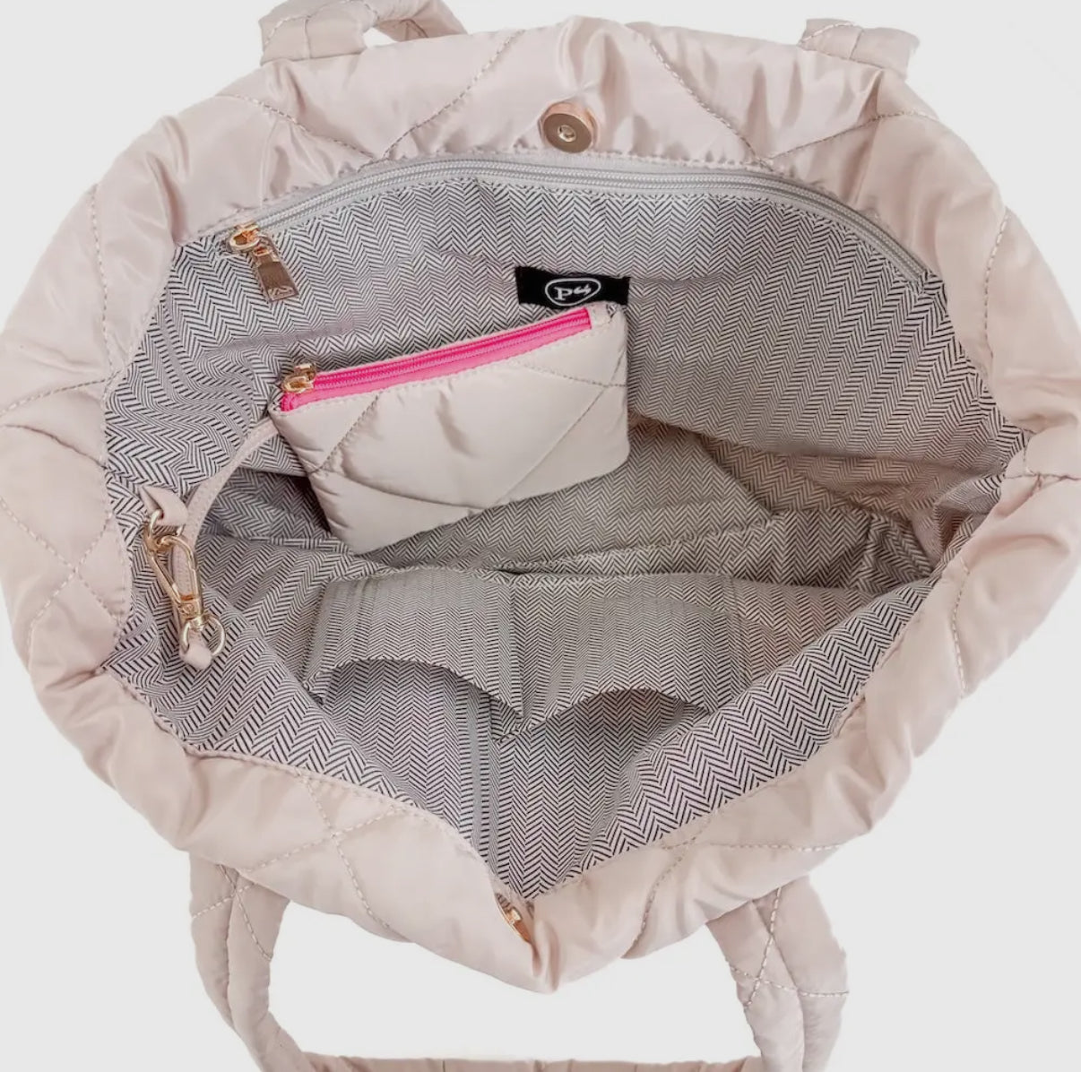 quilted tote