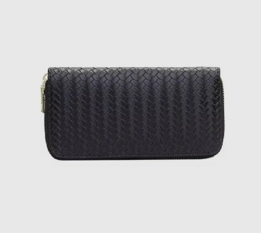 Woven Long Wallet